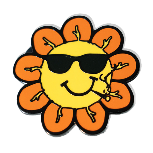 Flowerhead Pin (Orange Sunshine)